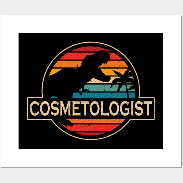 Cosmetologist Dinosaur Wall Art by SusanFields